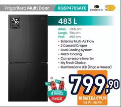 Hisense - Frigorifero Multi Door RQ5P470SAFE Hisense - Frigorifero Multi Door RQ5P470SAFE