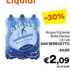 San Benedetto - Acqua Frizzante Bolle Decise