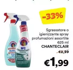 Chanteclair - Sgrassatore O Igienizzante Spray