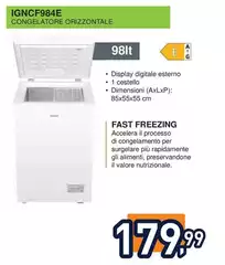 Ignis - Congelatore Orizzontale IGNCF984E Ignis - Congelatore Orizzontale IGNCF984E