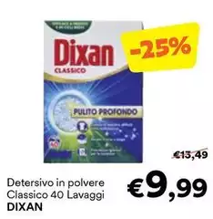 Dixan - Detersivo In Polvere Classico 40 Lavaggi