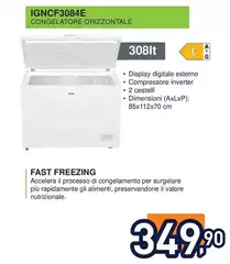 Ignis - Congelatore Orizzontale IGNCF3084E Ignis - Congelatore Orizzontale IGNCF3084E