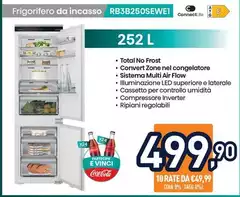 Hisense - Frigorifero Da Incasso RB3B250SEWE1 Hisense - Frigorifero Da Incasso RB3B250SEWE1