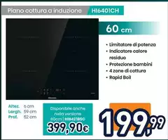 Hisense - Piano Cottura A Induzione HI6401CH