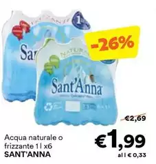 Sant'anna - Acqua Naturale O Frizzante Sant'anna - Acqua Naturale O Frizzante