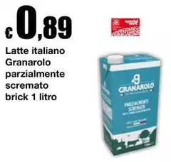 Granarolo - Latte Italiano Parzialmente Scremato Brick Granarolo - Latte Italiano Parzialmente Scremato Brick