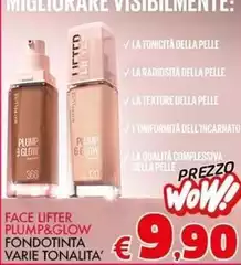 Wow! - Face Lifter Plump&Glow Fondotinta Wow! - Face Lifter Plump&Glow Fondotinta