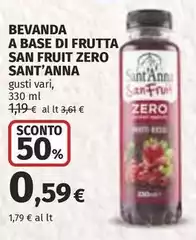 Fragata - Bevanda A Base Di Frutta Zero Sant'Anna Fragata - Bevanda A Base Di Frutta Zero Sant'Anna