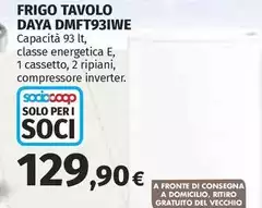 Daya - Frigo Tavolo Dmft93iwe Daya - Frigo Tavolo Dmft93iwe