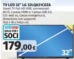 LG - Tv Led 32 32LQ631C02A