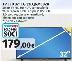LG - Tv Led 32" 32LQ631C0ZA
