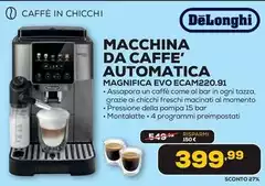 De Longhi - Macchina Da Caffe' Automatica De Longhi - Macchina Da Caffe' Automatica