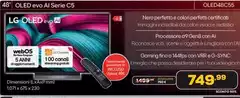 LG - Oled Evo Al Serie C5 OLED48C55 LG - Oled Evo Al Serie C5 OLED48C55