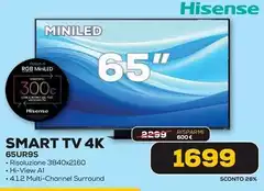 Hisense - Smart Tv 4k 65UR95 Hisense - Smart Tv 4k 65UR95