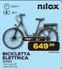 Nilox - Bicicletta Elettrica J5 Pro