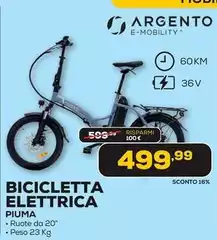 Argento Bike - Bicicletta Elettrica