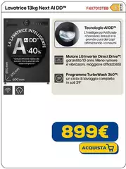 Lg - Lavatrice 13kg Next  AI DD F4X7013TBB