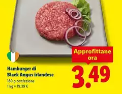 Hamburger Di Black Angus Irlandese Hamburger Di Black Angus Irlandese