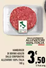 Hamburger Di Bovino Adulto Dalle Cooperative Hamburger Di Bovino Adulto Dalle Cooperative