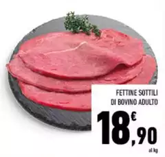 Fettine Sottili Di Bovino Adulto Fettine Sottili Di Bovino Adulto