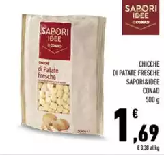 Conad - Chicche Di Patate Fresche Sapori&Idee Conad - Chicche Di Patate Fresche Sapori&Idee