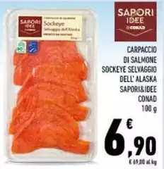 Cucina e Sapori - Carpaccio Di Salmone Sockeye Selvaggio Dell' Alaska