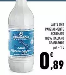 Granarolo - Latte Uht Parzialmente Scremato 100% Italiano