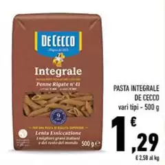 De Cecco - Pasta Integrale De Cecco - Pasta Integrale