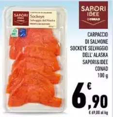 Cucina e Sapori - Carpaccio Di Salmone Sockeye Selvaggio Dell' Alaska Cucina e Sapori - Carpaccio Di Salmone Sockeye Selvaggio Dell' Alaska