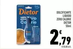 Dietor - Dolcificante Liquido Zero Calorie Dietor - Dolcificante Liquido Zero Calorie