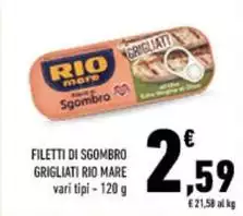 Rio Mare - Filetti Di Sgombro Grigliati