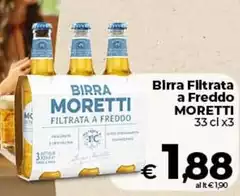 Moretti - Birra Filtrata A Freddo