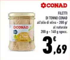 Conad - Filetti Di Tonno Conad - Filetti Di Tonno