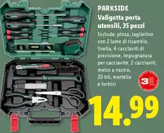 Parkside - Valigetta Porta Utensili Parkside - Valigetta Porta Utensili