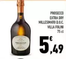 Millesimato - Prosecco Extra Dry D.O.C. Millesimato - Prosecco Extra Dry D.O.C.