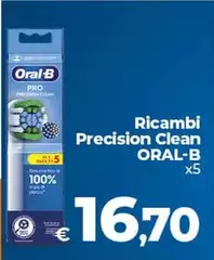 Oral b - Ricambi Precision Clean
