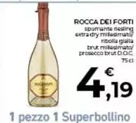 Rocca dei forti - Spumante Riesling Extra Dry Millesimato Ribolla Gialla Brut Millesimato Rocca dei forti - Spumante Riesling Extra Dry Millesimato Ribolla Gialla Brut Millesimato