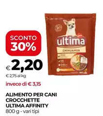Ultima - Alimento Per Cani Crocchette Affinity