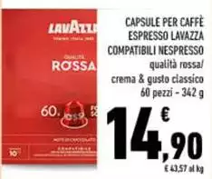 Lavazza - Capsule Per Caffè Espresso Compatibili Nespresso Lavazza - Capsule Per Caffè Espresso Compatibili Nespresso