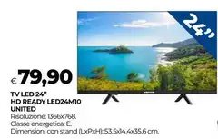 United - Tv Led 24" Led24m10 United - Tv Led 24" Led24m10