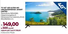 United - Tv 40" Led Ultra Hd ULED40MOVDA Smart United - Tv 40" Led Ultra Hd ULED40MOVDA Smart
