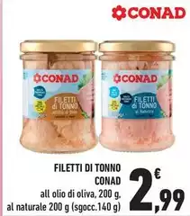 Conad - Filetti Di Tonno Conad - Filetti Di Tonno