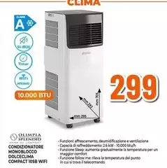 Olimpia splendid - Condizionatore Monoblocco DolceClima Compact 10SB Wifi Olimpia splendid - Condizionatore Monoblocco DolceClima Compact 10SB Wifi