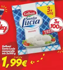 Galbani - Santa Lucia Mozzarella Tris Galbani - Santa Lucia Mozzarella Tris