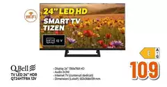 Qbell technology - Tv Led 24" Hd Qt2411f8a 12v Qbell technology - Tv Led 24" Hd Qt2411f8a 12v