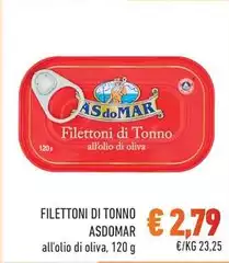 Asdomar - Filettoni Di Tonno Asdomar - Filettoni Di Tonno