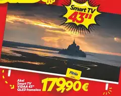 Akai - Smart Tv 43" Qled Frameless