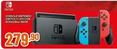 Nintendo - Console Switch 11 Joy-con Rosso/blu Neon Nintendo - Console Switch 11 Joy-con Rosso/blu Neon