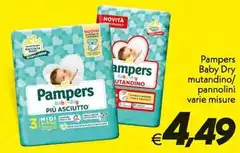 Pampers - Baby Dry Mutandino Pampers - Baby Dry Mutandino