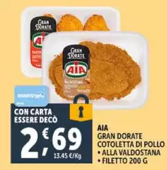 Aia - Gran Dorate Cotoletta Di Pollo Aia - Gran Dorate Cotoletta Di Pollo